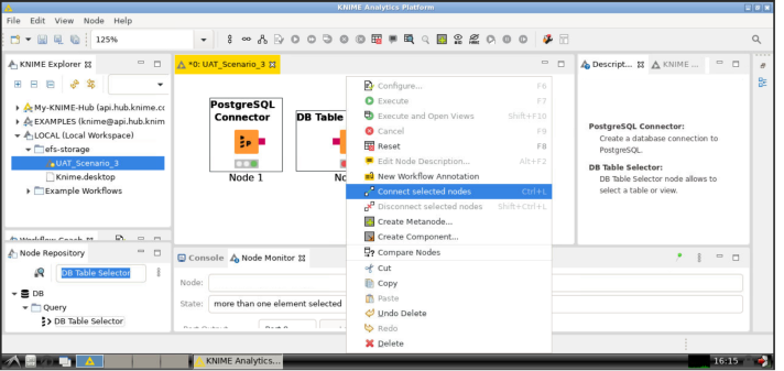 SQL script with multiple DB data outputs - KNIME Analytics